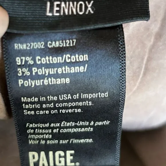 Vintage Paige Sierra Skinny Sand Tan Jeans Size 29 - Picture 7 of 9